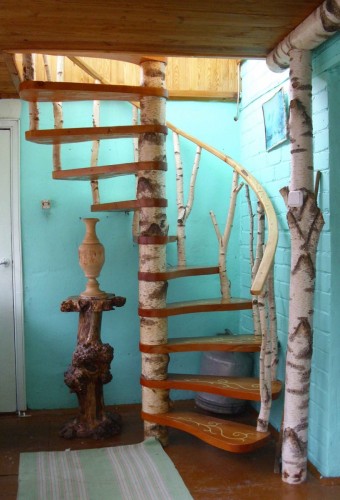 деревянная лестница  №5